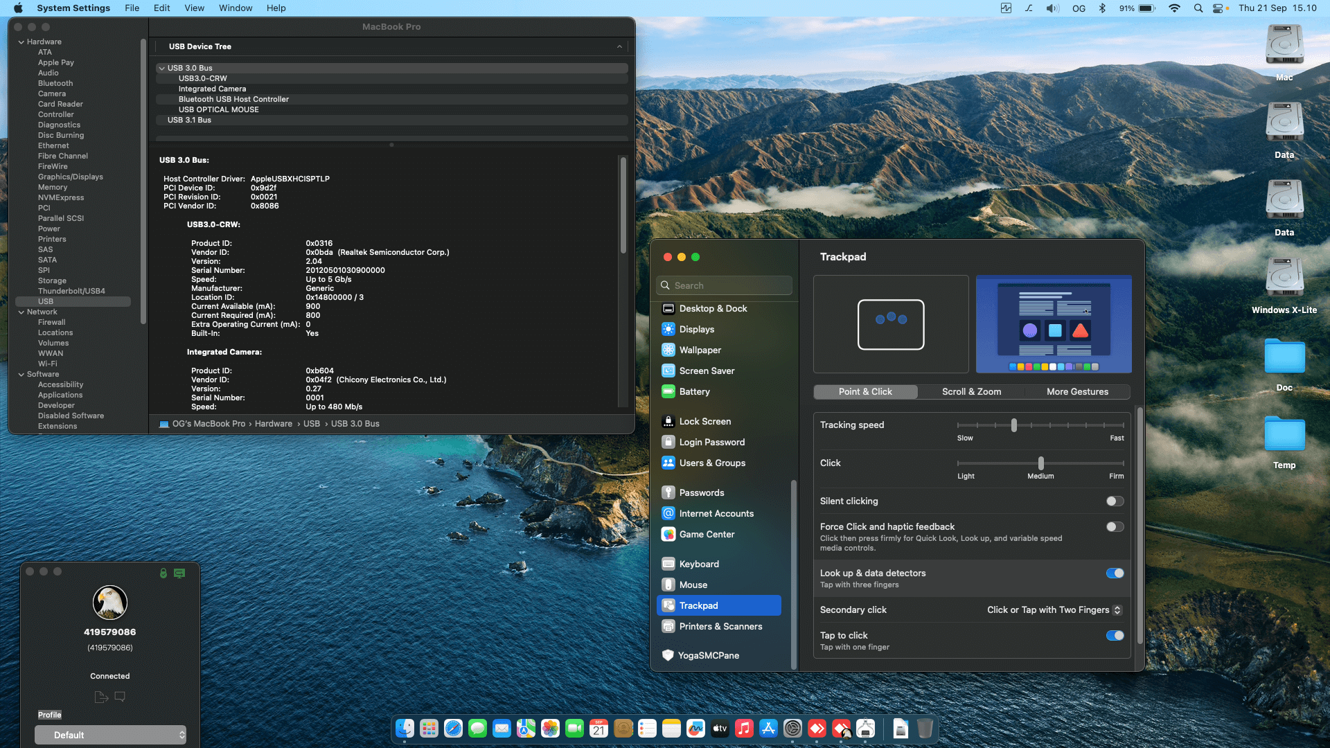 Lenovo Thinkpad T580 3rd [KabyLake R   Intel UHD 620 + PS2 SMBUS]   OpenCore 1